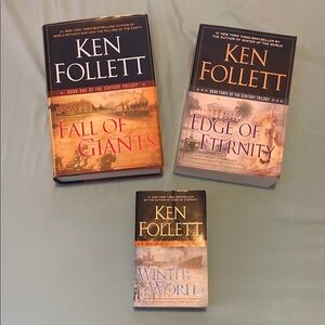Ken Follett Century Trilogy Book Set